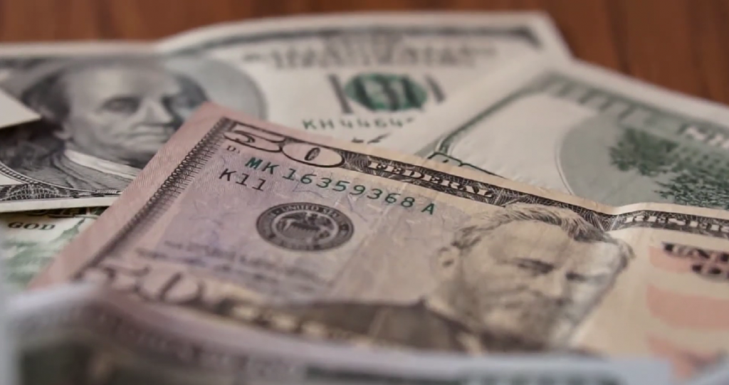 cash on the table