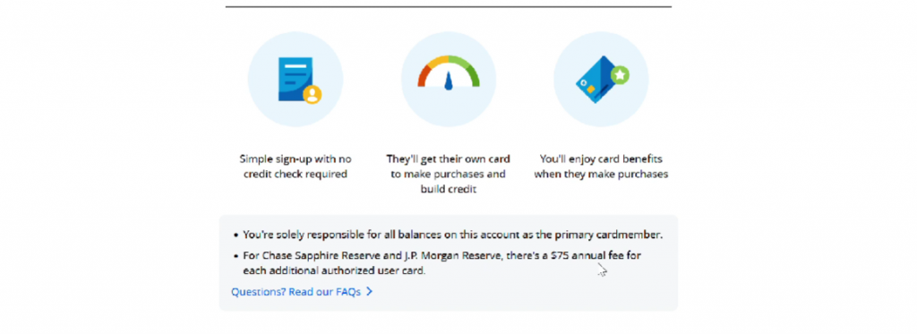 credit authorized user web screenshot chase