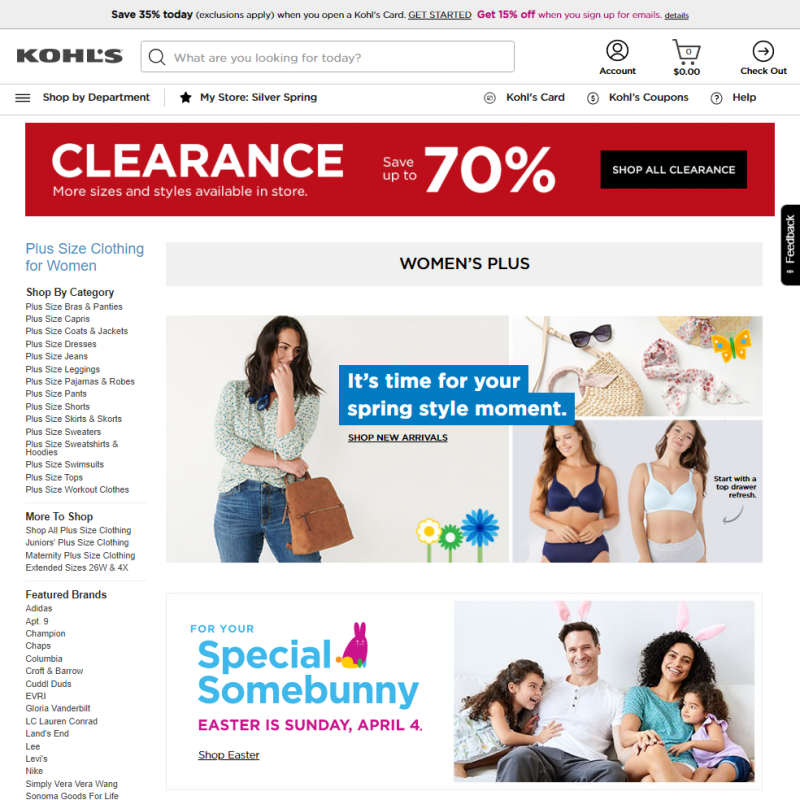 Kohl's Plus Size